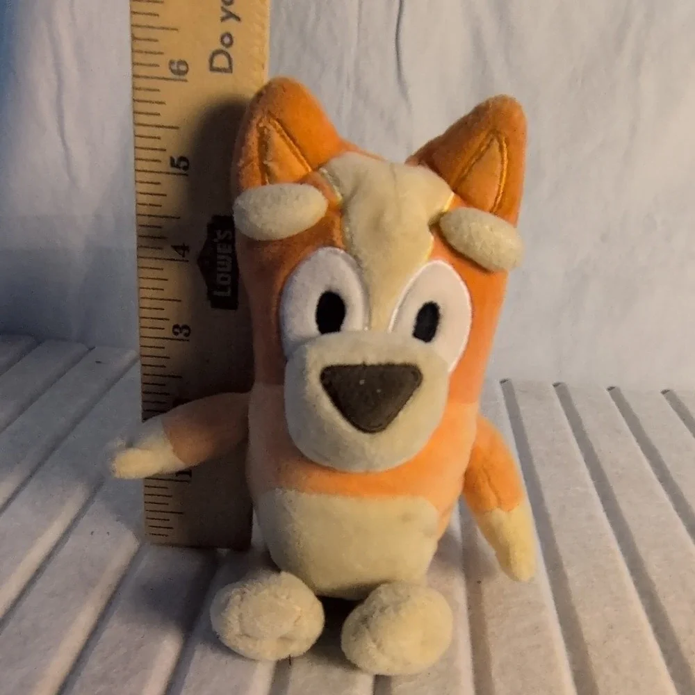 Bluey Bandit Plush Stuffed Animal Orange Cream 6 in
